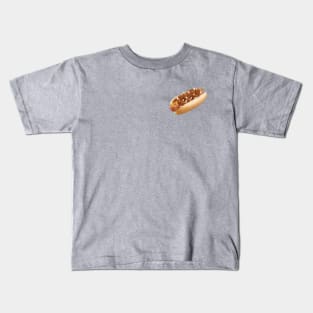 Chili Dog Hot Dog Illustration Kids T-Shirt